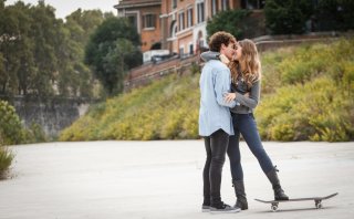 Slam - Tutto per una ragazza: Ludovico Tersigni e Barbara Ramella in una scena del film