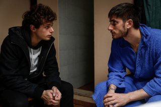Slam - Tutto per una ragazza: Ludovico Tersigni e Luca Marinelli in una scena del film