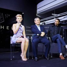 Ghost in the Shell: Scarlett Johansson, Takeshi Kitano e Rupert Sanders all'evento di Tokyo
