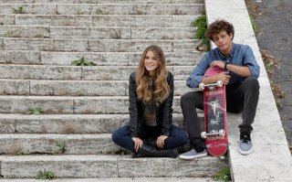 Slam - Tutto per una ragazza: Ludovico Tersigni e Barbara Ramella in un'immagine promozionale del film