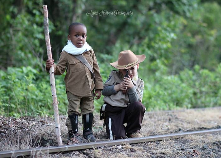 The Walking Dead foto bimbi