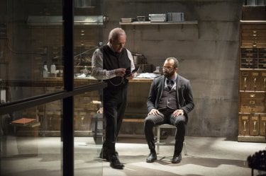 Westworld: gli attori Anthony Hopkins e Jeffrey Wright in Trace Decay