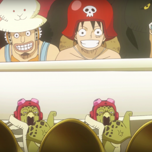 One Piece Gold: una divertente immagine del film