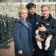 Benedict Cumberbatch Martin Freeman Amanda Abbington
