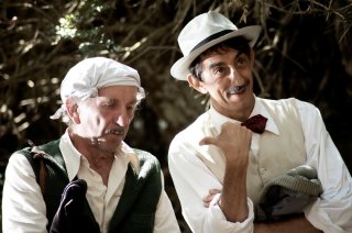 La stoffa dei sogni: Sergio Rubini e Nicola Di Pinto in una scena del film