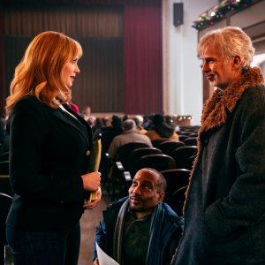 Babbo bastardo 2: Christina Hendricks, Billy Bob Thornton e Tony Cox in una scena del film