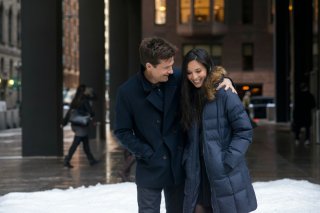 La festa prima delle feste: Jason Bateman e Olivia Munn in una scena del film
