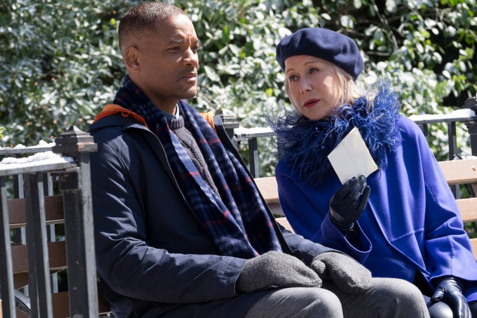 Collateral Beauty: Will Smith ed Helen Mirren in un scena del film