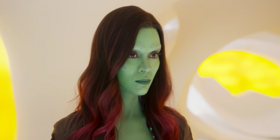 Guardiani della galassia Vol.2: Zoe Saldana nei panni di Gamora