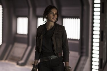 Rogue One: A Star Wars Story, Felicity Jones in un'immagine tratta dal film