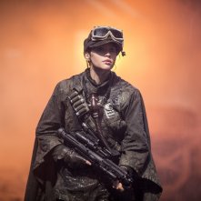 Rogue One: A Star Wars Story, Felicity Jones in un momento del film
