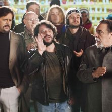 Natale a Londra - Dio salvi la Regina: Lillo, Greg e Nino Frassica in una scena del film