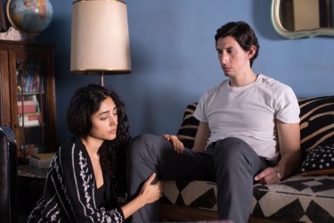 Paterson: Golshifteh Farahani and Adam Driver during the film