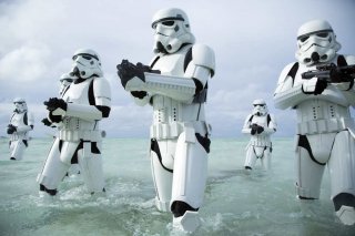 Rogue One: un gruppo di stormtrooper
