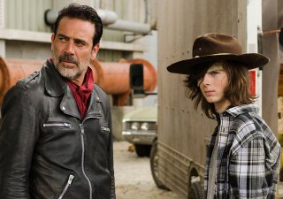 The Walking Dead: Jeffrey Dean Morgan e Chandler Riggs Tu sei il mio sole