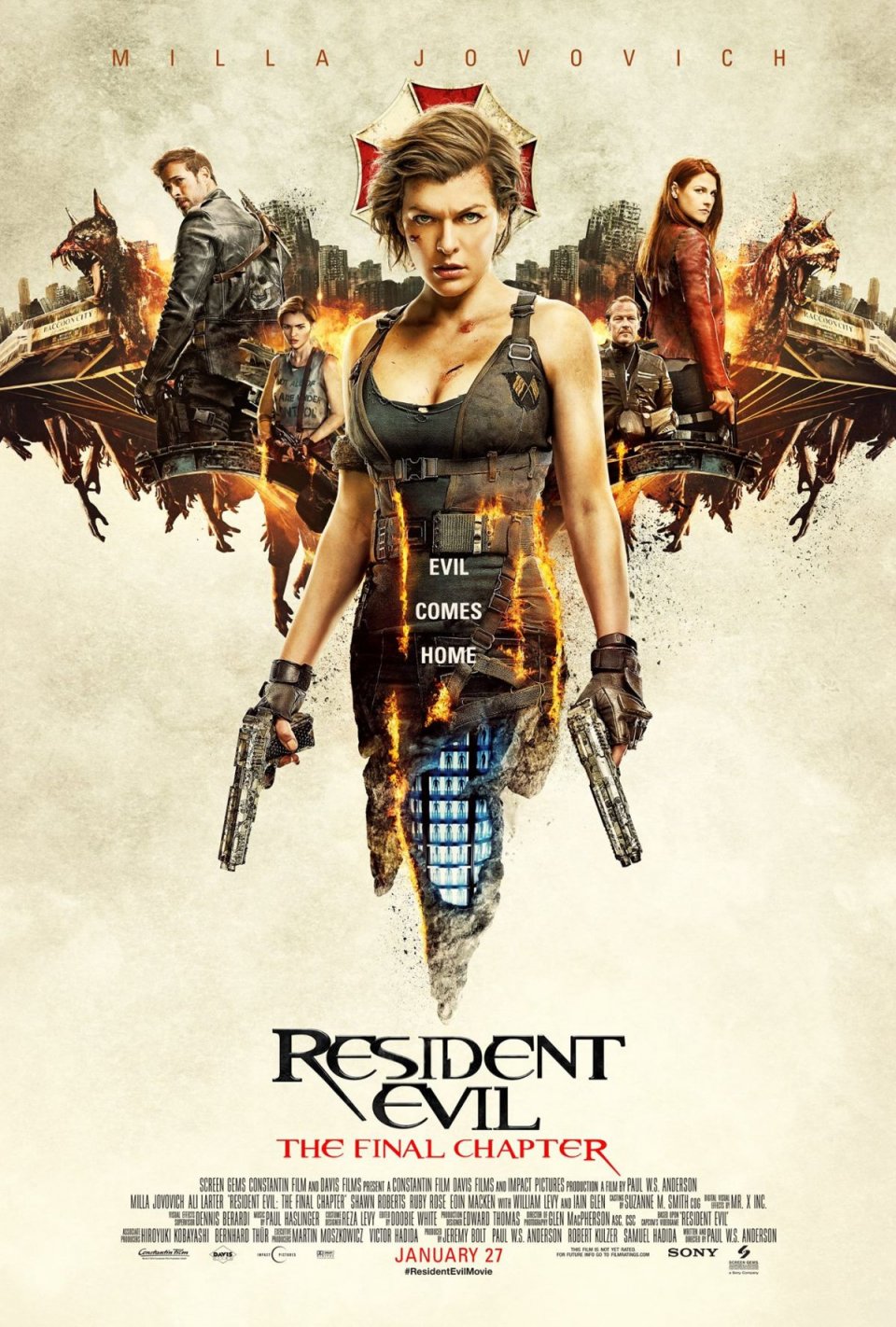 Resident Evil: The Final Chapter - Una nuova locandina del film