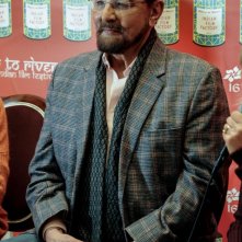 Kabir Bedi durante la conferenza stampa a Firenze