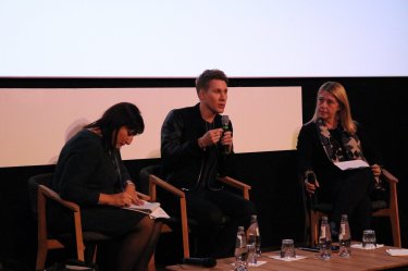 Roma Fiction Fest 2016: uno scatto di Dustin Lance Black in conferenza