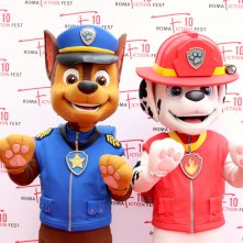 Roma Fiction Fest 2016: i cuccioli di PAW Patrol salutano i fotografi 