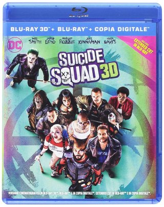 La cover del blu-ray di Suicide Squad