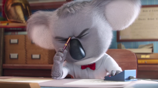 Sing: Buster Moon nel suo ufficio