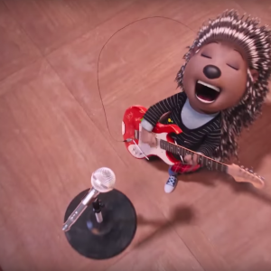 Sing: Ashley mentre canta