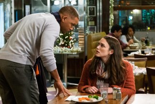 Collateral Beauty: Will Smith e Keira Knightley in una scena del film
