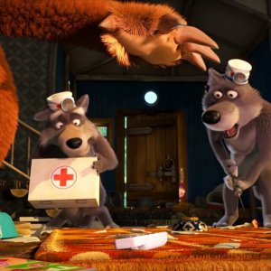 Masha e orso - Nuovi amici: un'immagine tratta dal film animato