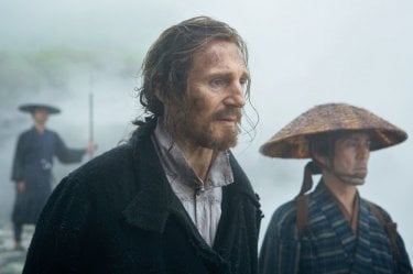 Silence: Liam Neeson in un momento del film