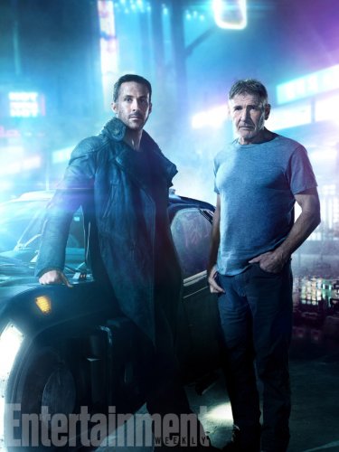 Blade Runner 2049: una foto dei protagonisti Harrison Ford e Ryan Gosling