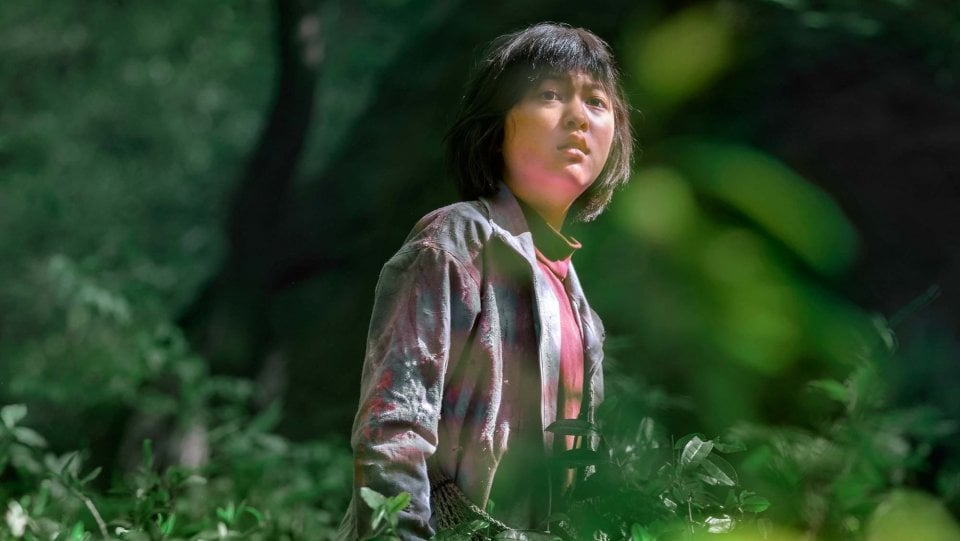 Okja: Ahn Seo-hyun in una scena del film