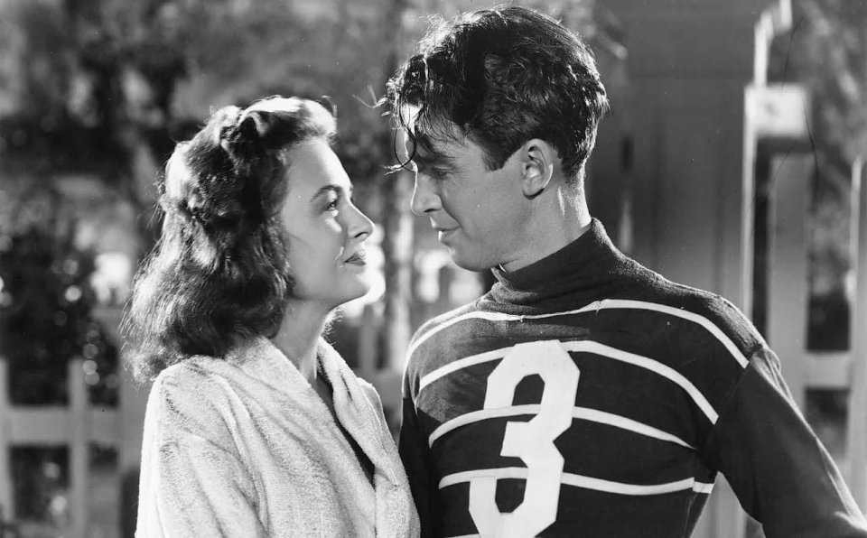 La vita è meravigliosa: una scena con Donna Reed e James Stewart