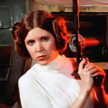 Carrie Fisher nella saga di Star Wars