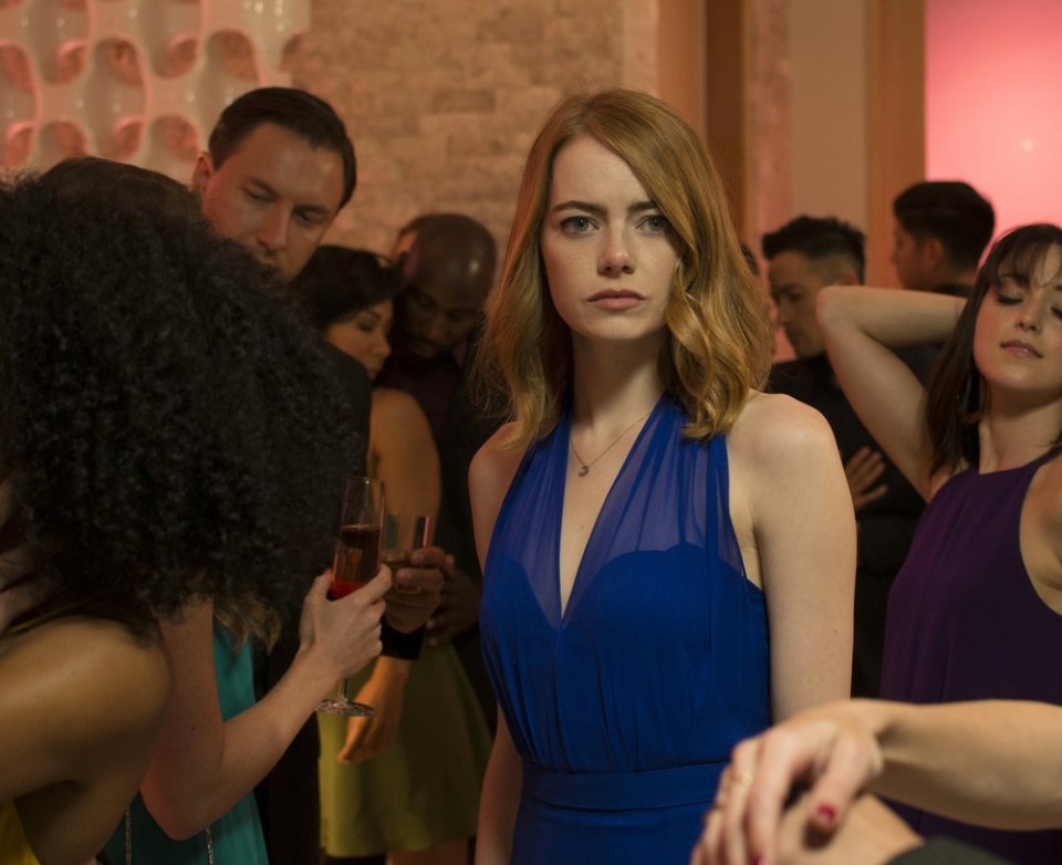 La La Land: Emma Stone in un momento del film