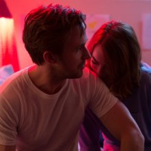 La La Land: Emma Stone e Ryan Gosling in un momento del film