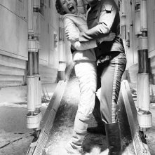 Guerre stellari: Harrison Ford abbraccia Carrie Fisher
