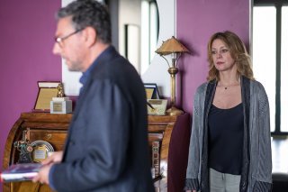 Piccoli crimini coniugali: Margherita Buy e Sergio Castellitto in un momento del film