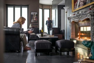 Piccoli crimini coniugali: Sergio Castellitto e Margherita Buy in un momento del film