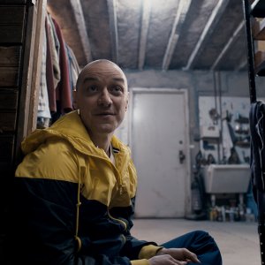 Split: James McAvoy in una scena del film