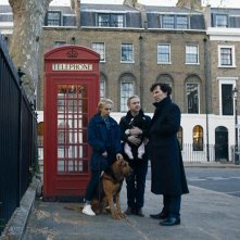 Sherlock: Amanda Abbington, Martin Freeman e Benedict Cumberbatch in The Six Thatchers