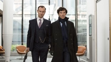 Sherlock: Mark Gatiss e Benedict Cumberbatch in The Six Thatchers