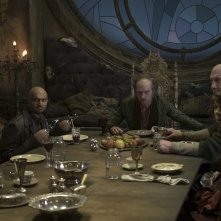 Una serie di sfortunati eventi: Usman Ally e Neil Patrick Harris in uno scatto della serie