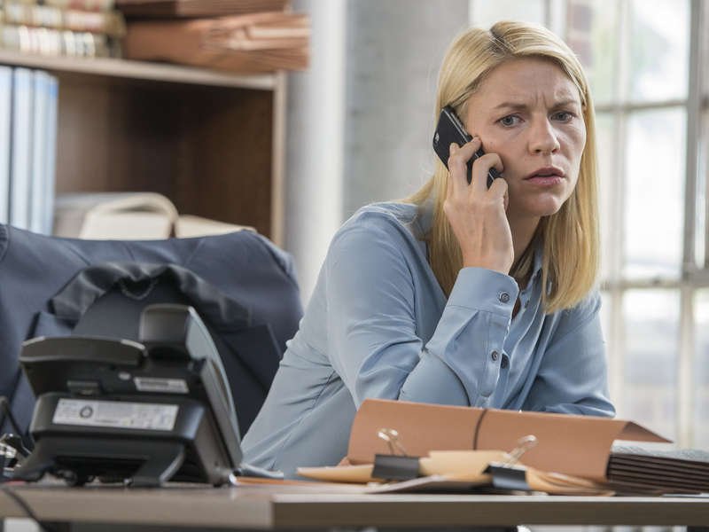 Homeland: Claire Danes in una foto della sesta stagione