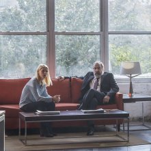 Homeland: Claire Danes e Mandy Patinkin in una foto della sesta stagione