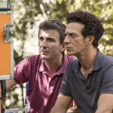 L'ora legale: Ficarra e Picone su set del film