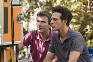 L'ora legale: Ficarra e Picone su set del film