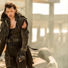 Resident Evil - The Final Chapter: Milla Jovovich in una scena del film
