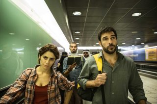 Smetto quando voglio - Masterclass: Edoardo Leo, Greta Scarano e Marco Bonini in una scena del film