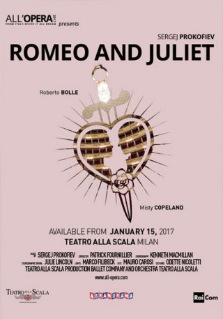 Locandina di Teatro alla Scala di Milano: Romeo e Giulietta