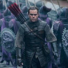 The Great Wall: Matt Damon in una scena del film